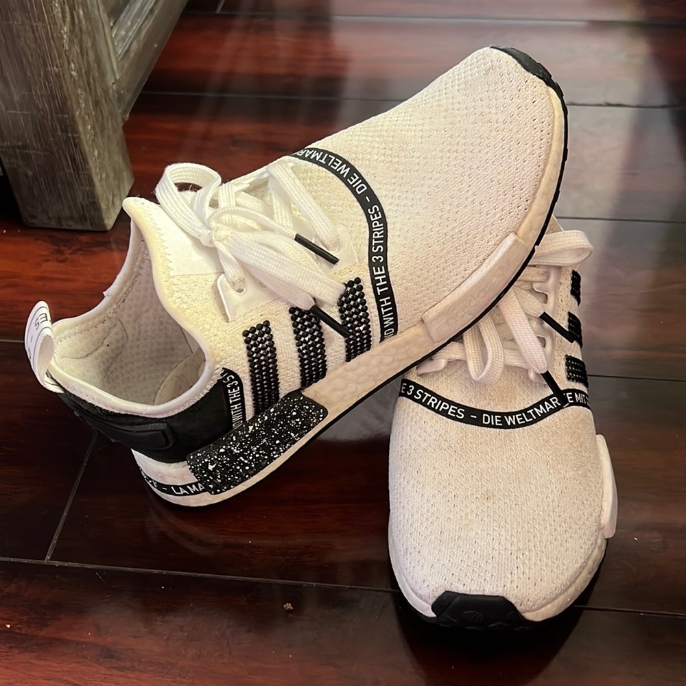 Custom Adidas NMDs - rhinestones